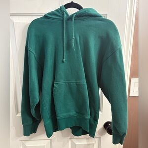 TNA aritzia Teal Sweatfleece Hoodie